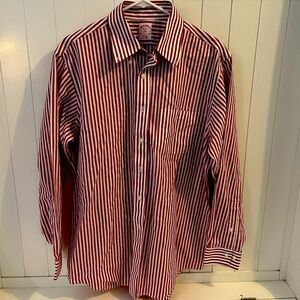 Brooks Brothers Striped Dress Shirt, men’s 16-4/5